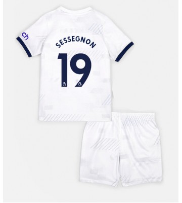 Lacne Dětský Futbalové dres Tottenham Hotspur Ryan Sessegnon #19 2023-24 Krátky Rukáv - Domáci (+ trenírky)